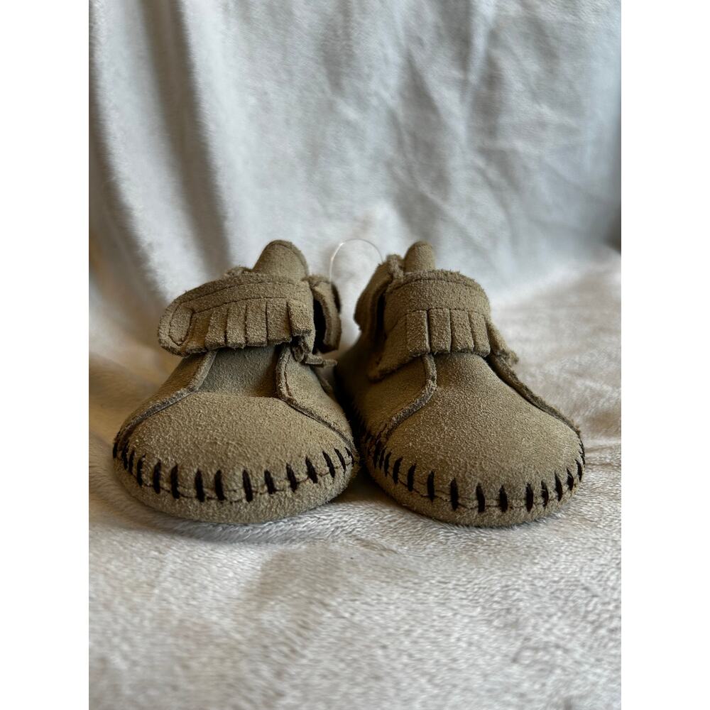 Infant 3 Minnetonka Front Strap Bootie